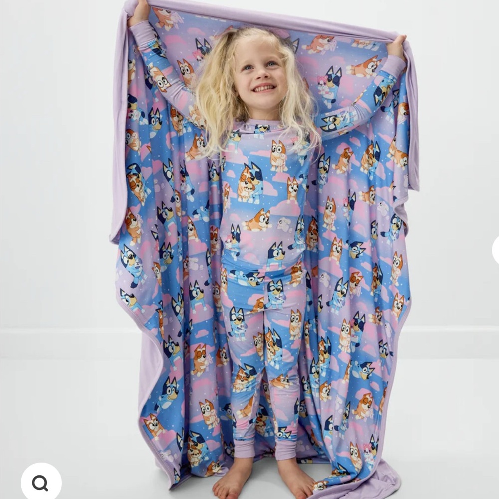 Bluey Sleepytime Large Cloud Blanket